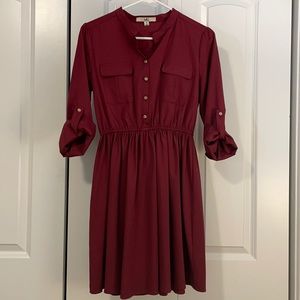 Maroon Dress